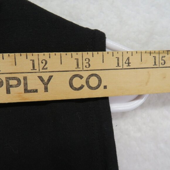 Eileen Fisher Dress Womens Small Black Organic Cotton Hooded Knee Length Coverup - Picture 8 of 10